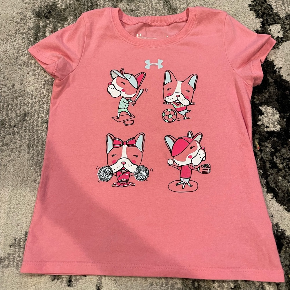 Under Armour Girls Short Sleeve